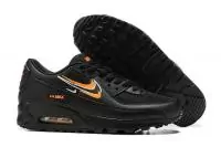 nike air max 90 soldes double logo black